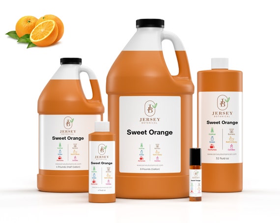 Sweet Orange Fragrance Oil Scented Oils For Body, Soap Making, Candle Making, Lotion, Perfume, Diffuser BUY 4 GET 2 FREE