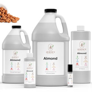 Almond Fragrance Oil Scented Oils For Body, Soap Making, Candle Making, Lotion, Perfume, Diffuser BUY 4 GET 2 FREE