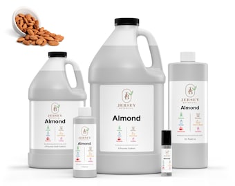 Almond Fragrance Oil Scented Oils For Body, Soap Making, Candle Making, Lotion, Perfume, Diffuser BUY 4 GET 2 FREE