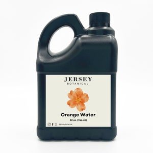Orange Water Hydrosol 100% Pure Distilled Floral Water Cleanser Toner for Face Skin Hydrating Mist Bulk Wholesale