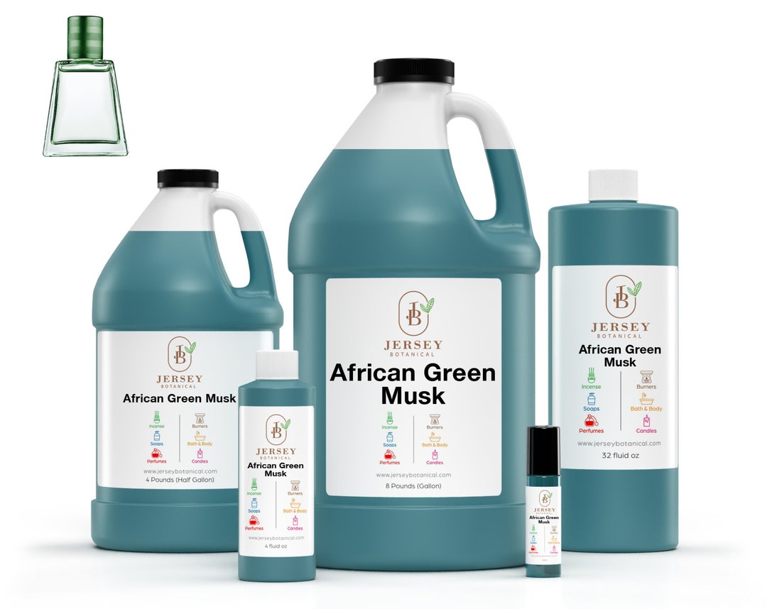 African Green Musk Fragrance Oil Scented Oils for Body, Soap Making ...