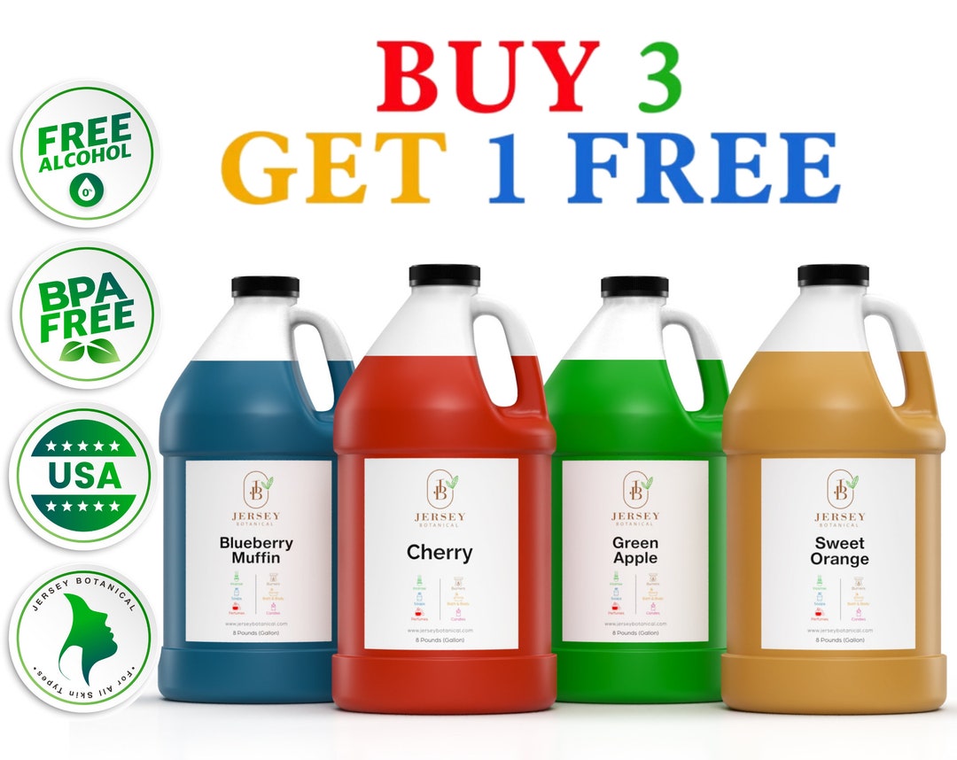 Fragrance Oil GALLON 8lbs Wholesale Bulk Scented Oils for Body Butters