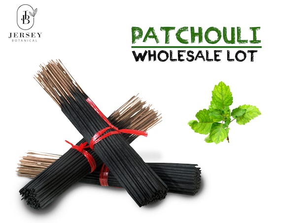PATCHOULI Charcoal Incense Sticks 9" Long Lasting Hand Dipped In Fragrance Oils Variety Bulk Wholesale Lot DIY