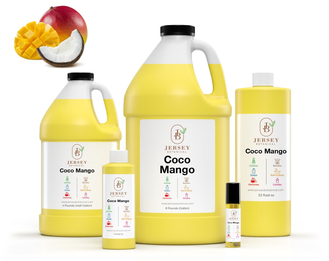 Coco Mango Fragrance Oil Scented Oils for Body, Soap Making, Candle