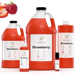 Strawberry Fragrance Oil Scented Oils For Body, Soap Making, Candle Making, Lotion, Perfume, Diffuser BUY 4 GET 2 FREE