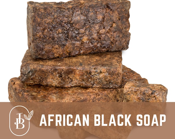 Raw African Black Soap Bar 100% Raw Unrefined Natural Organic Grade A Wholesale