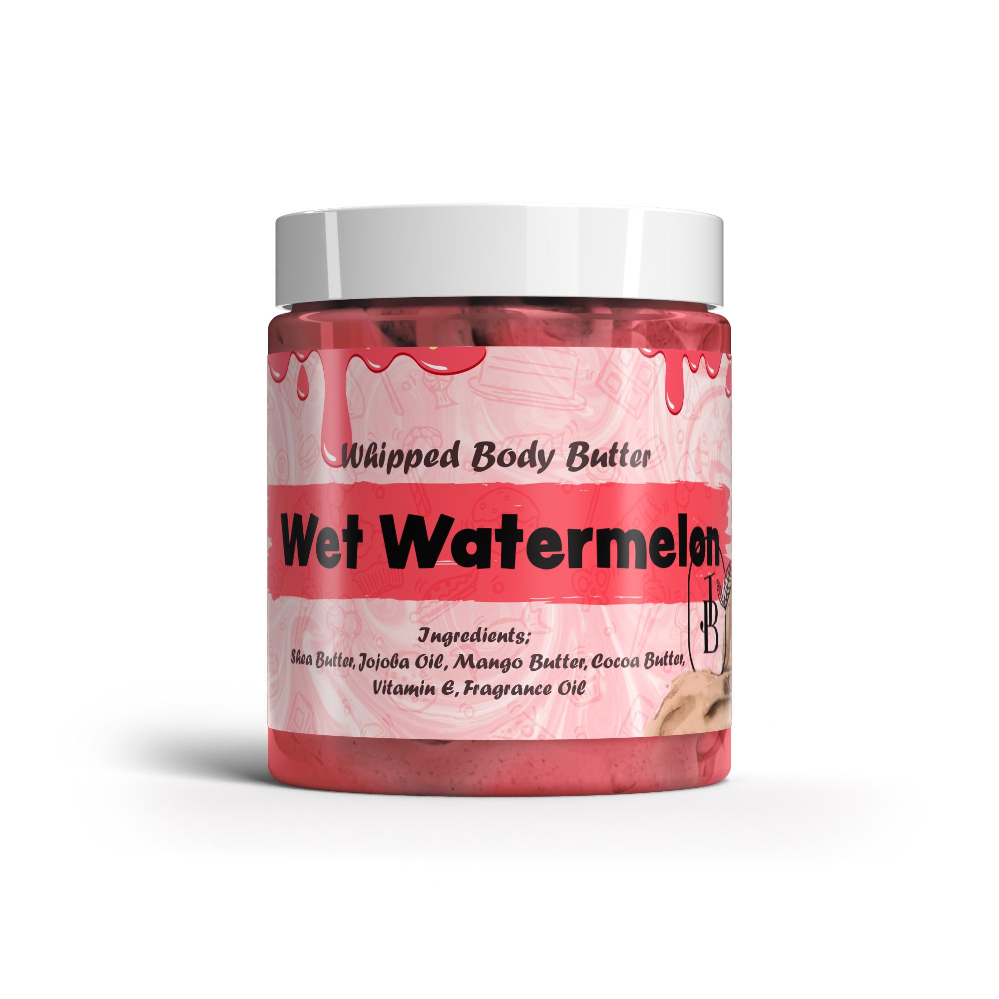 Wet Watermelon Whipped Body Butter 70+ Scents and Sample Sizes, With Shea Butter (Thermal Wrap included FREE) BUY 2 Get 1 FREE