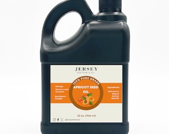Apricot Kernel Oil 2lb. Cold Pressed 100% Pure Natural Raw Virgin Unrefined For Hair, Skin, Face, DIY