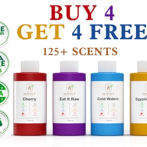 Fragrance Oil 1 oz. Scented Oils For Body Butters, Soap Making, Candle Making, Lotion, Perfume, Diffuser. BUY 4 GET 4 FREE