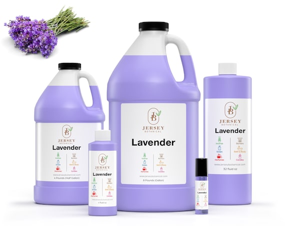 Lavender Fragrance Oil Scented Oils For Body, Soap Making, Candle Making, Lotion, Perfume, Diffuser BUY 4 GET 2 FREE