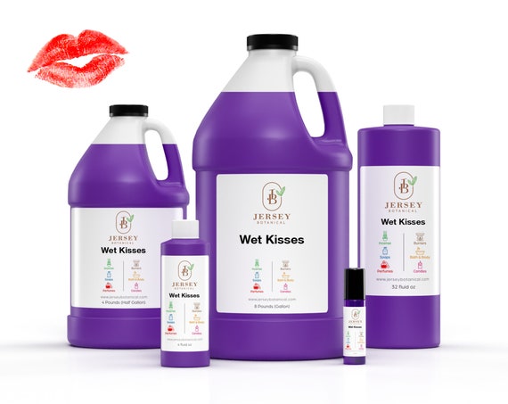 Wet Kisses Fragrance Oil Scented Oils For Body, Soap Making, Candle Making, Lotion, Perfume, Diffuser BUY 4 GET 2 FREE