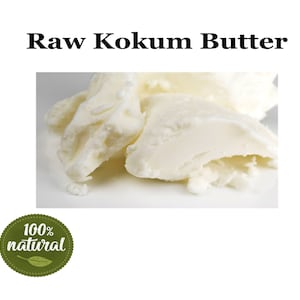 Raw Kokum Butter Unrefined Natural Organic Cold Pressed 100% Pure Skin Care Bulk