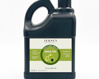 Amla / Gooseberry Seed Oil 2lb. Cold Pressed 100% Pure Natural Raw Virgin Unrefined For Hair, Skin, Face, DIY