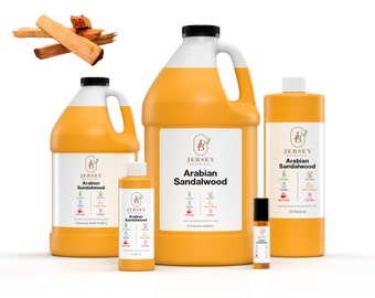 Arabian Sandalwood Fragrance Oil Scented Oils For Body, Soap Making, Candle Making, Lotion, Perfume, Diffuser BUY 4 GET 2 FREE