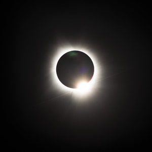 Solar Eclipse Diamond Ring Effect