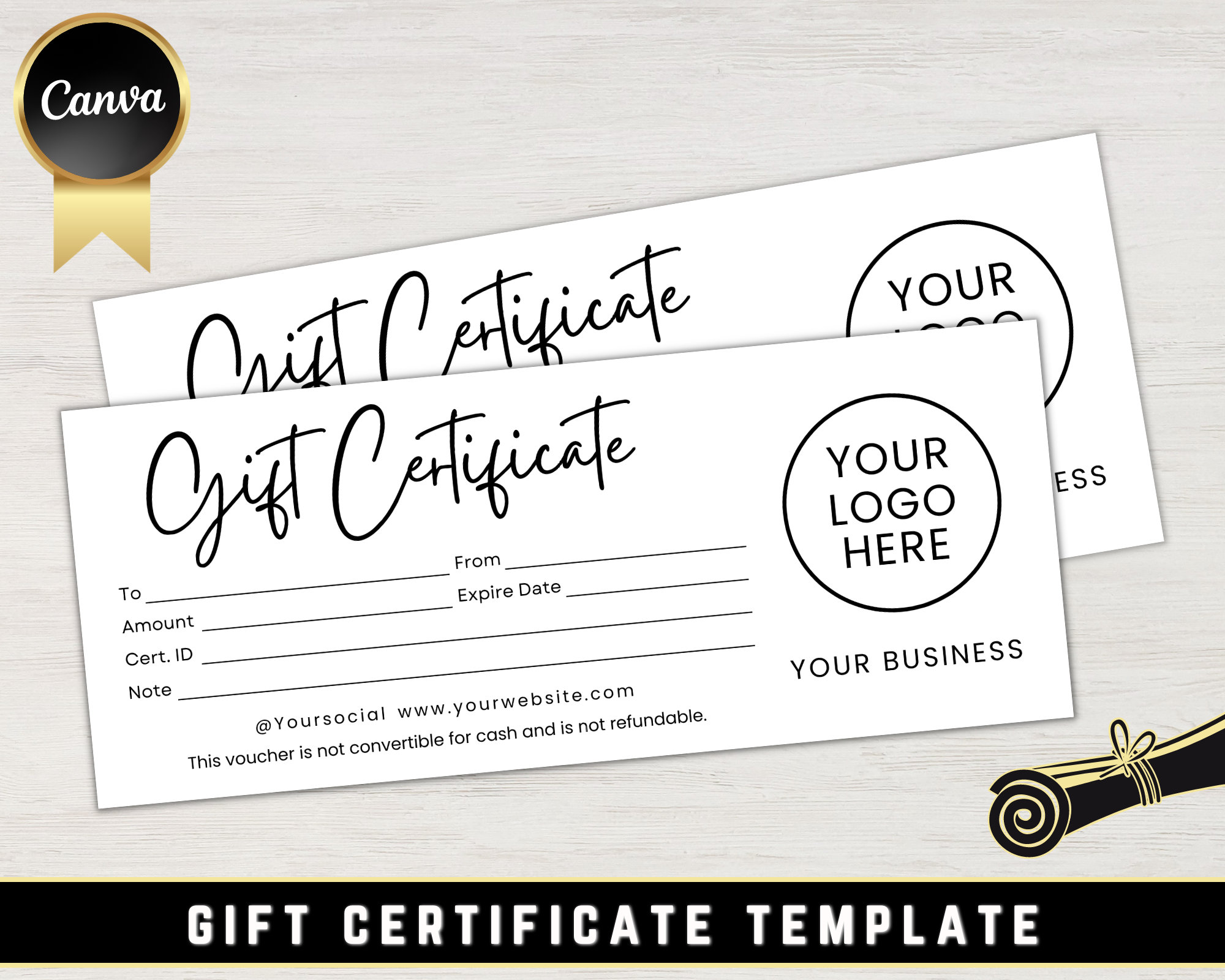 Funny Gift Certificate Template