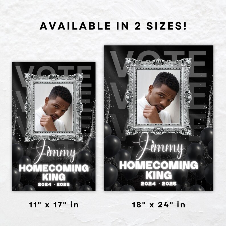 Homecoming King Poster, Homecoming Campaign, Homecoming King Poster ...