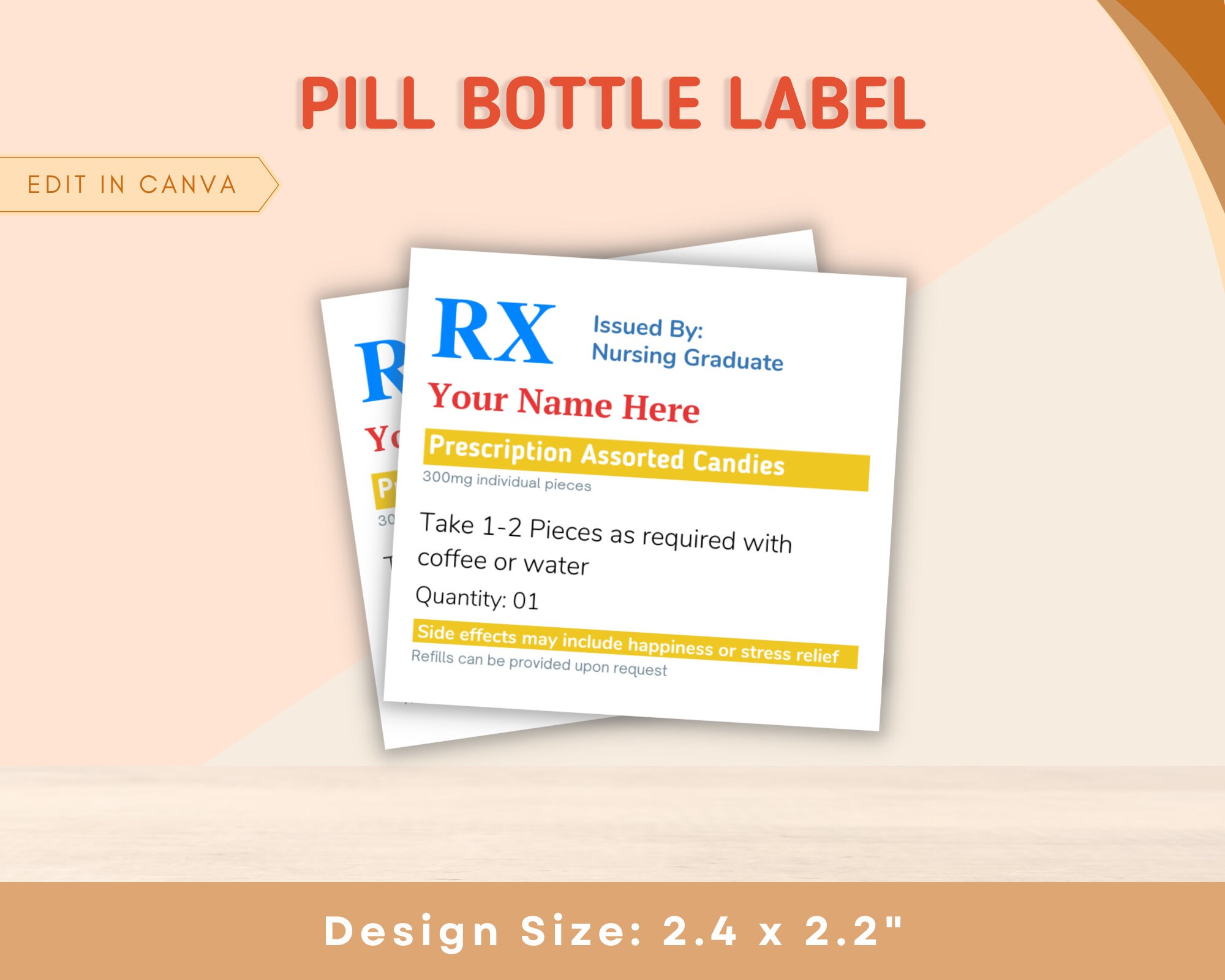 Prescription Label Template