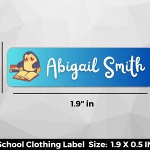 Printable Clothing Labels, Back to School Clothing Labels, Personalized ...