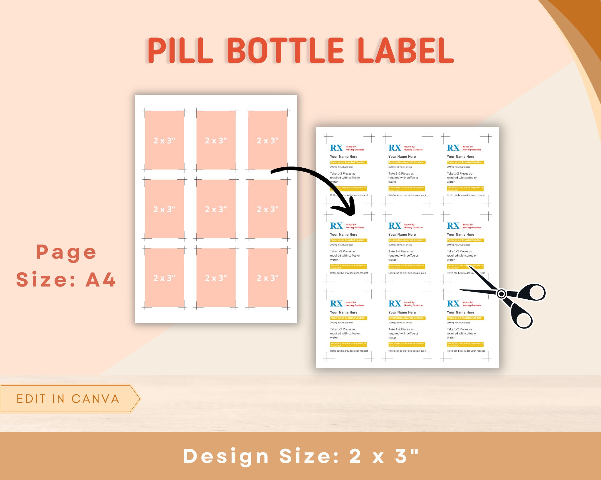 Pill Bottle Labels Printable Editable Prescription Label Etsy Pill Bottle Labels Printable Editable Prescription Label Etsy
