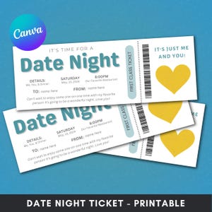 Ingresso para um encontro romântico, cupom para um jantar romântico, presente para ela/ele, ingresso para um encontro romântico, ingresso para um encontro de aniversário, modelo de ingresso para um cartão de encontro romântico