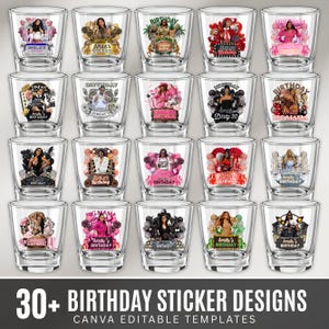 Styrofoam Cup Sticker Template, All Zodiac Signs, 30+Birthday Sticker Template Cheetah, Cowgirl Casino Y2k Design Taurus Season Birthday Cup