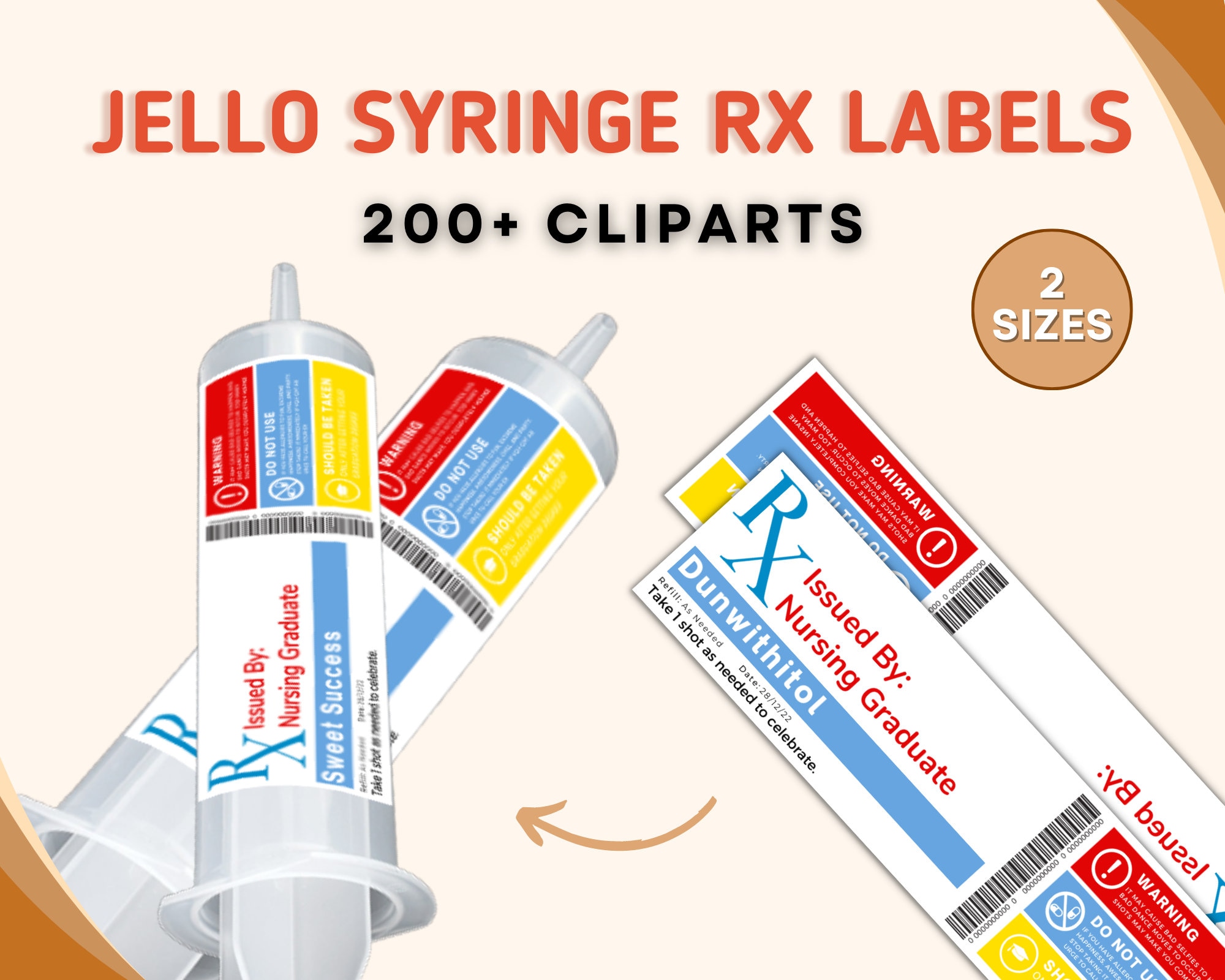 Medication Syringe Label Template