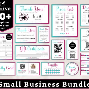 Pack salon d'artisanat, pack petite entreprise, modèle de liste de prix, code QR, modèle de paiement, modèle de bon de commande, modèle de salon d'artisanat