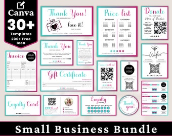 Craft Show Bundle, Small Business Bundle, Price List Template, QR Code Sign, Scan To Pay Template, Order Form Template, Craft Fair Template
