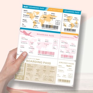 Personalized Surprise Boarding Pass | Surprise Holiday | Personalized ...
