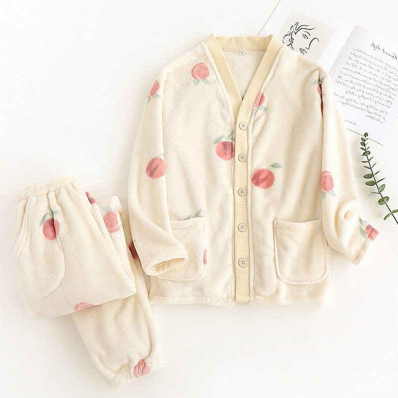 Personalized White Velvet Pajama Set Wedding Pajamas Cute Pajama Set