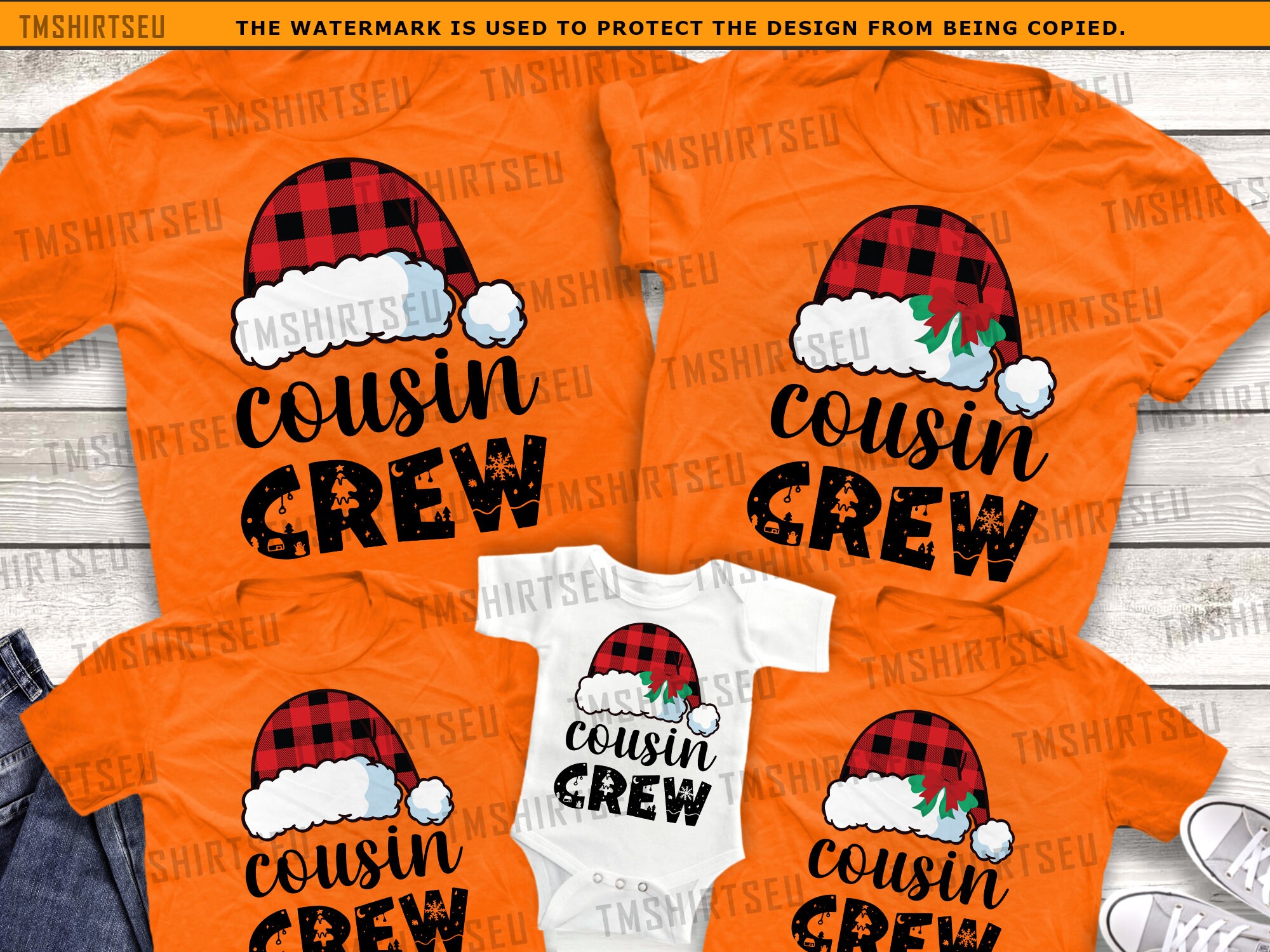 Discover Cousin Crew Hats Christmas Shirts, Christmas Pajamas, Cousin Crew Christmas shirts, Christmas Shirts, Christmas Pajama Tops, Cousin Crew