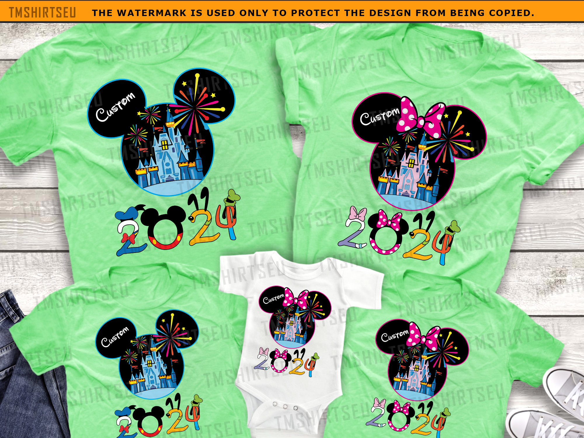 Personalized Disneyland Family 2024 Shirts, Disney Family shirts