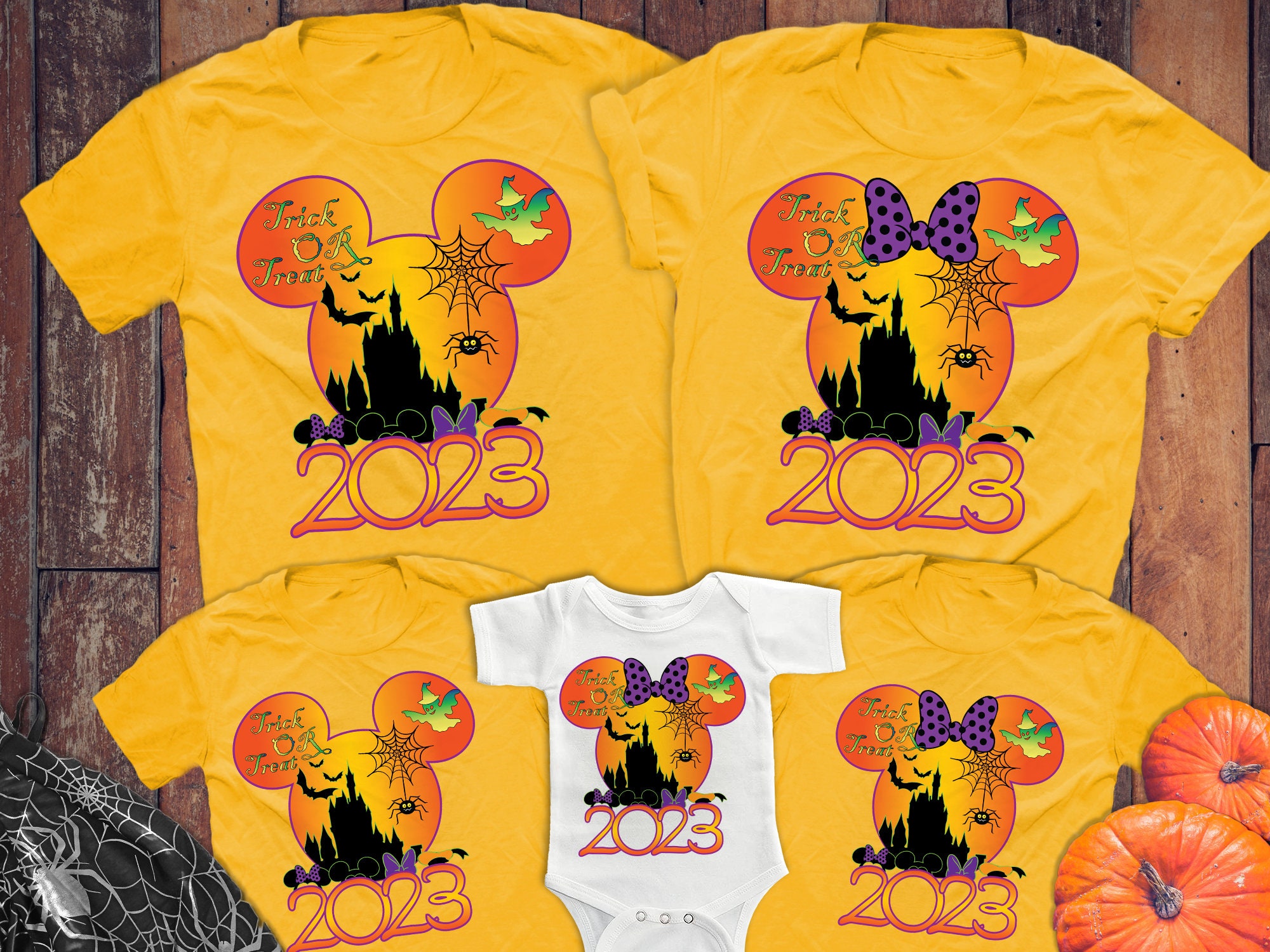 Disney Halloween Trick Or Treat Shirts, Disney Halloween matching ...