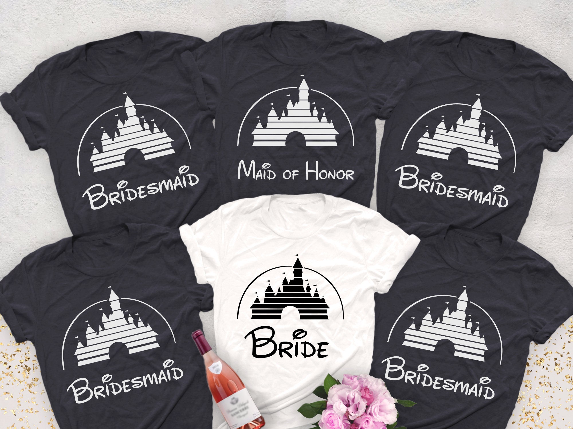 Disney Hochzeit junggesellenabschied JGA Braut Party T-Shirts Disney Hochzeit junggesellenabschied JGA Braut Party T-Shirts