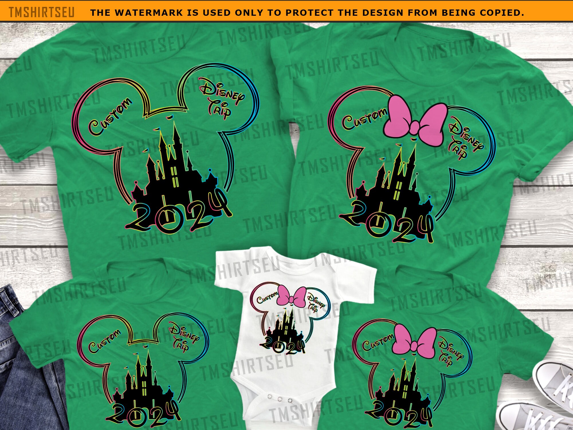 Custom Disney Castle Family Shirts 2024, Disney Family Shirts 2024
