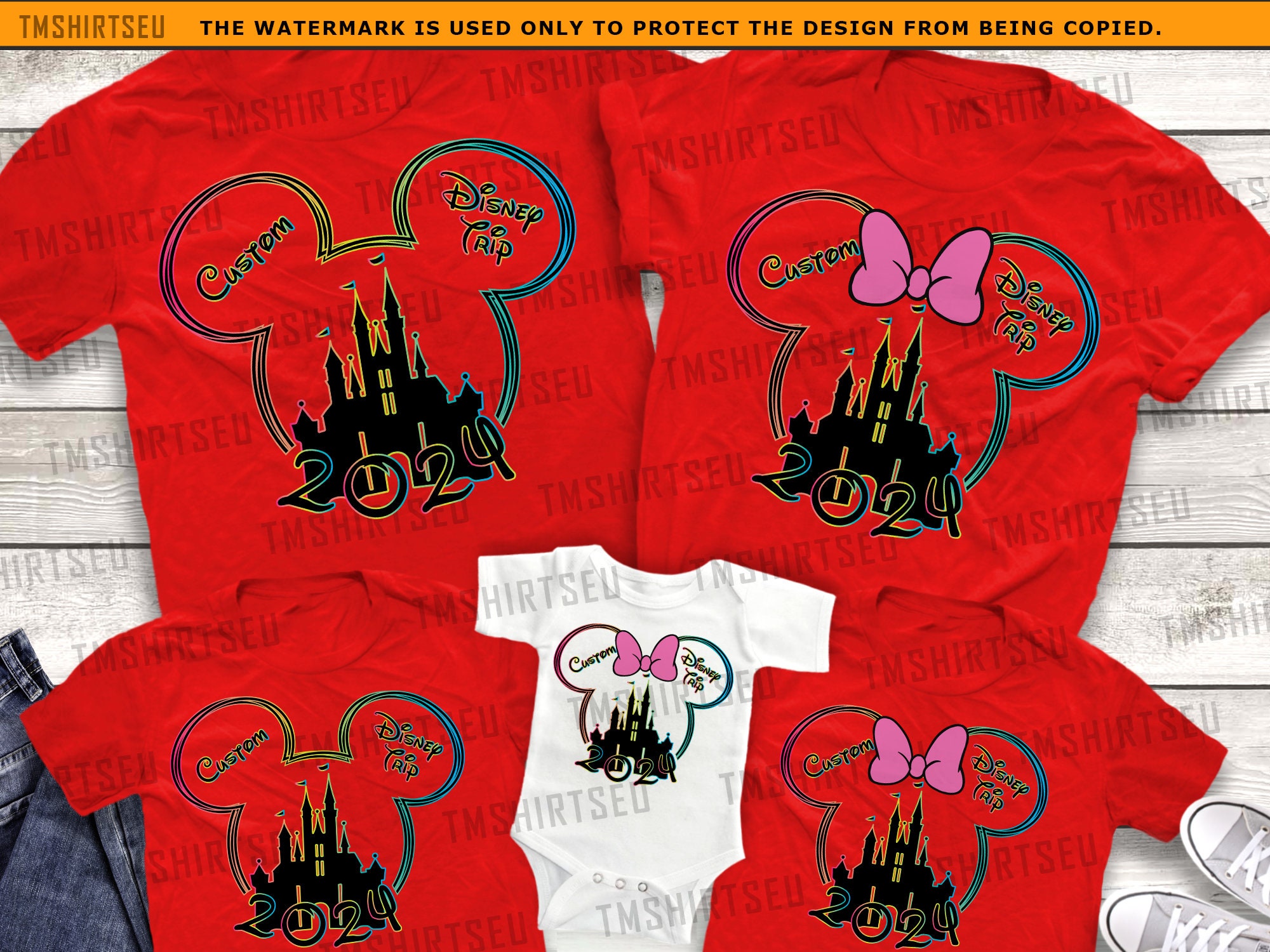 Custom Disney Castle Family Shirts 2024, Disney Family Shirts 2024