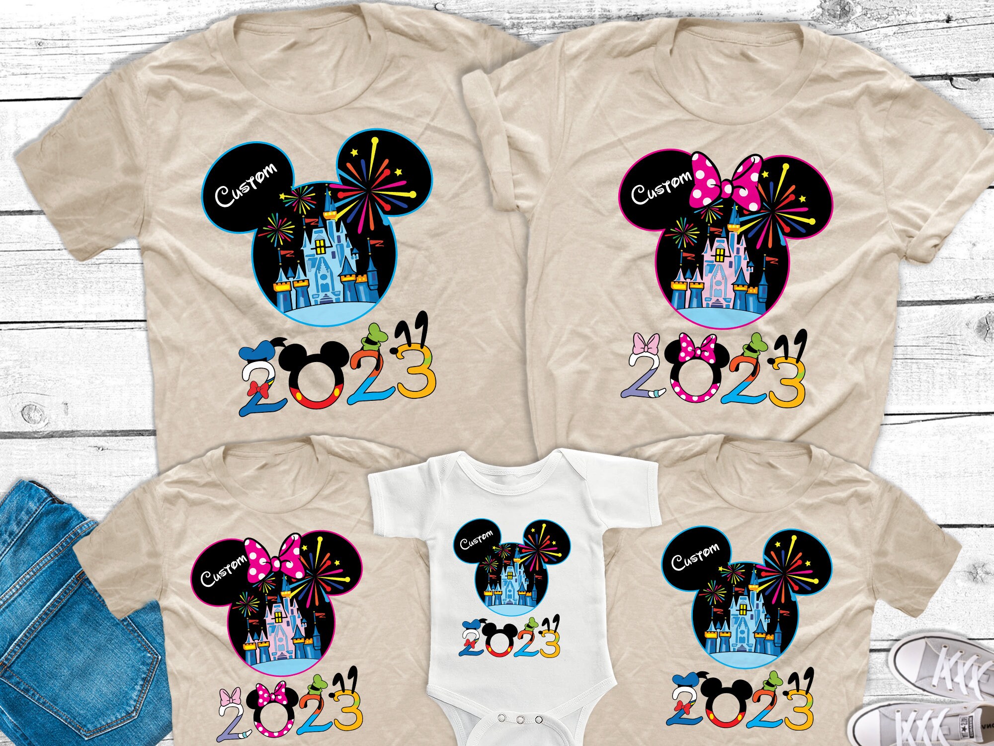 Personalized Disneyland Family 2023 Shirts Disney Family - Etsy