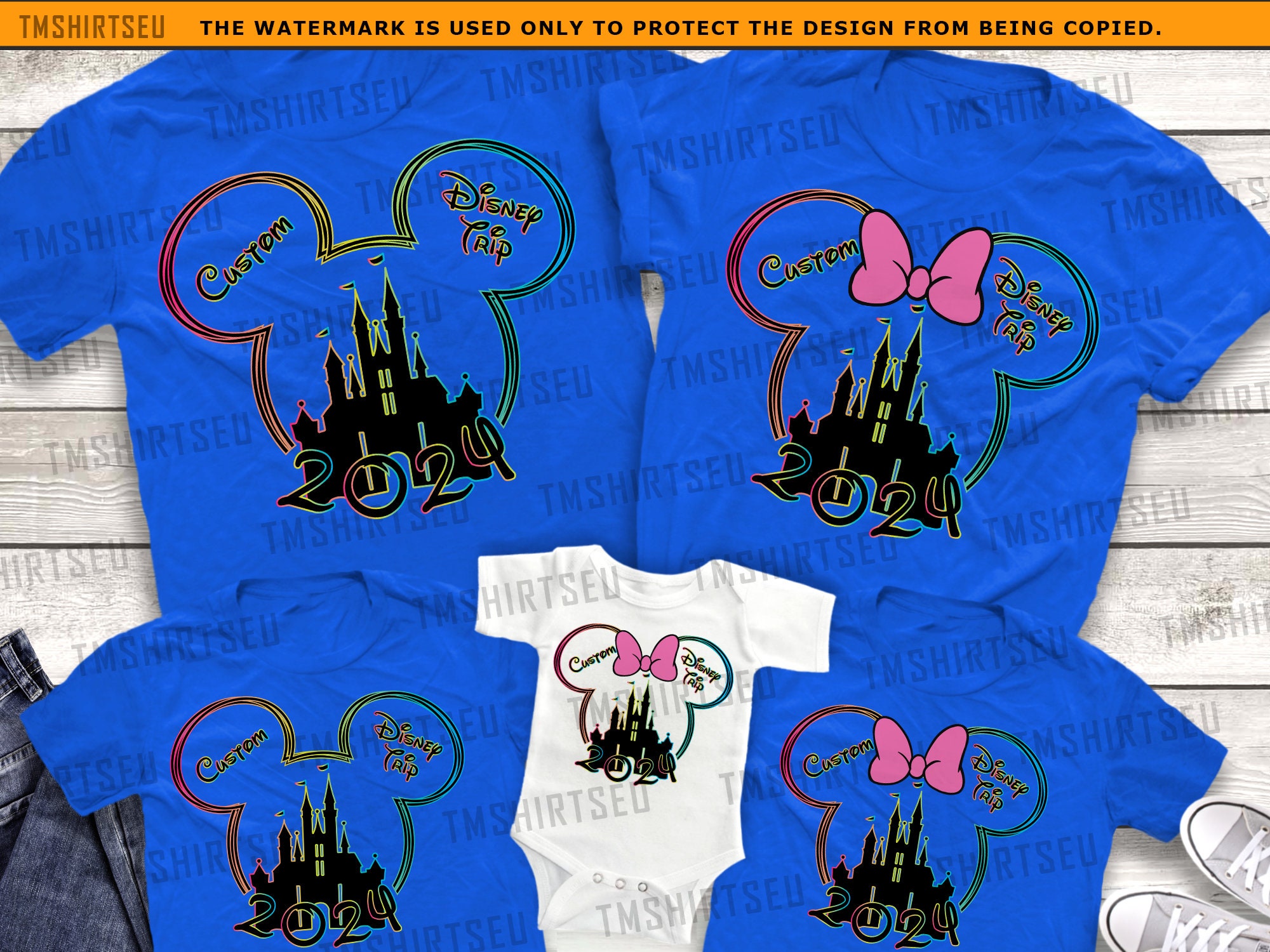 Custom Disney Castle Family Shirts 2024, Disney Family Shirts 2024, Disneyland Shirt Designed