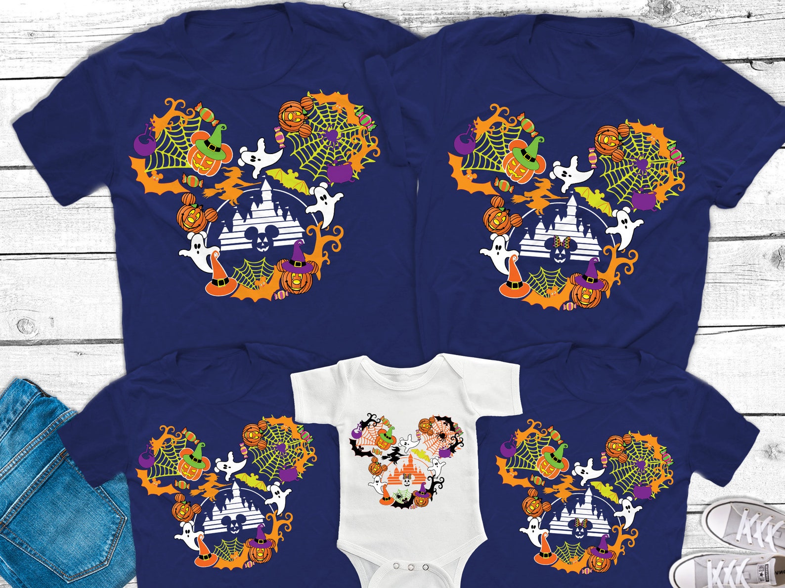 Disney Halloween Family Shirts Disney Halloween Matching Etsy