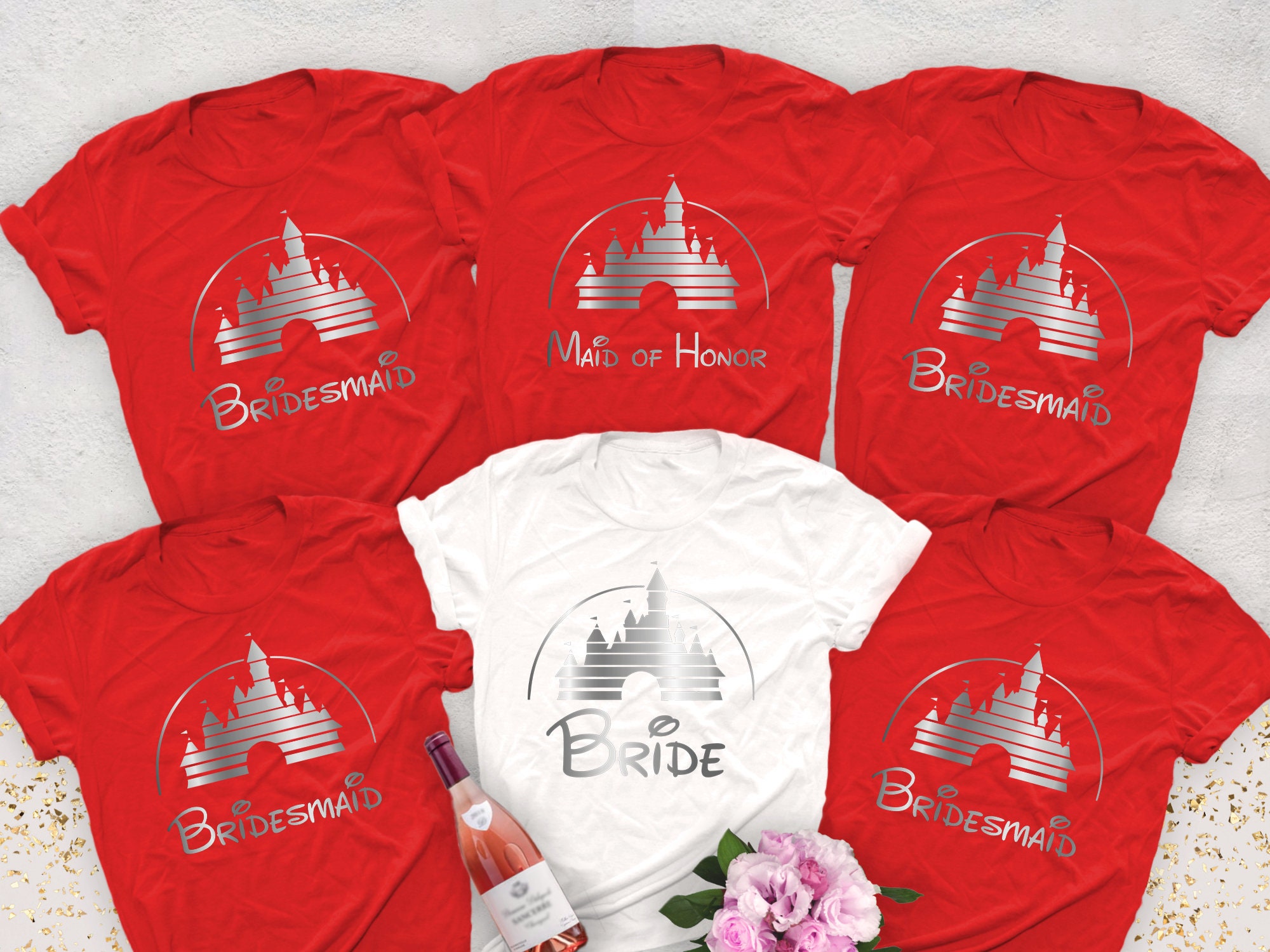 Disney Team Braut Party Matching JGA T-Shirt Disney Team Braut Party Matching JGA T-Shirt