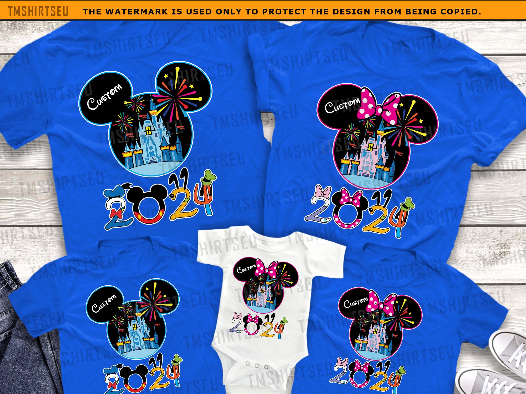 Personalized Disneyland Family 2024 Shirts, Disney Family Shirts