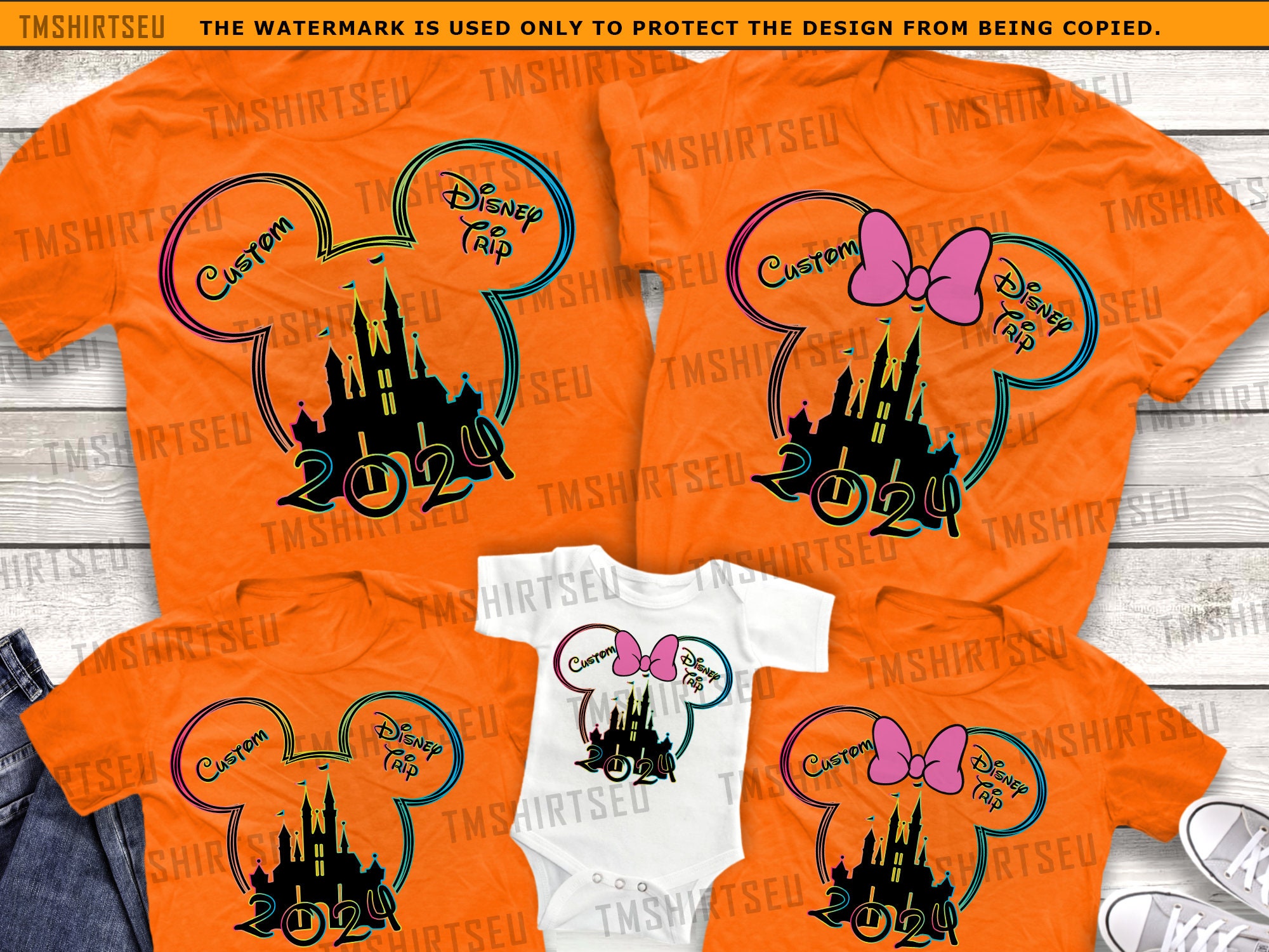 Custom Disney Castle Family Shirts 2024, Disney Family Shirts 2024