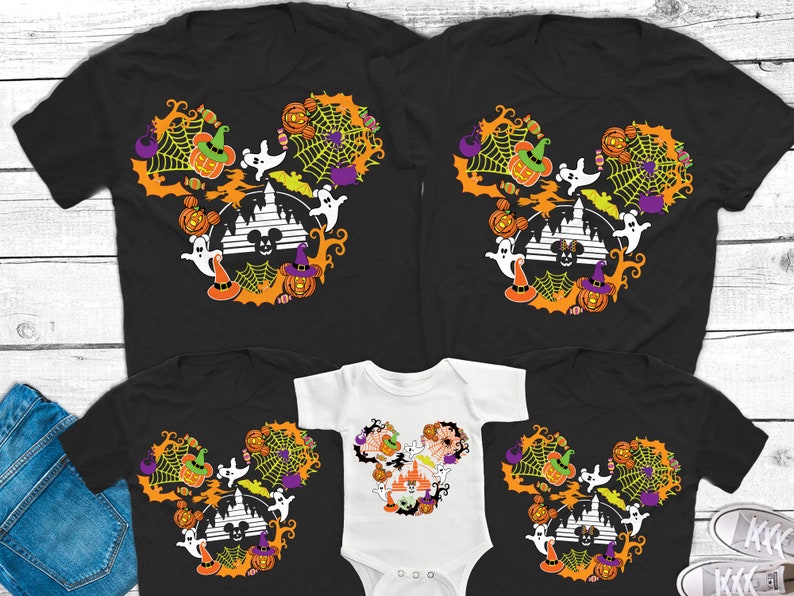 Disney Halloween Family Shirts Disney Halloween Matching - Etsy