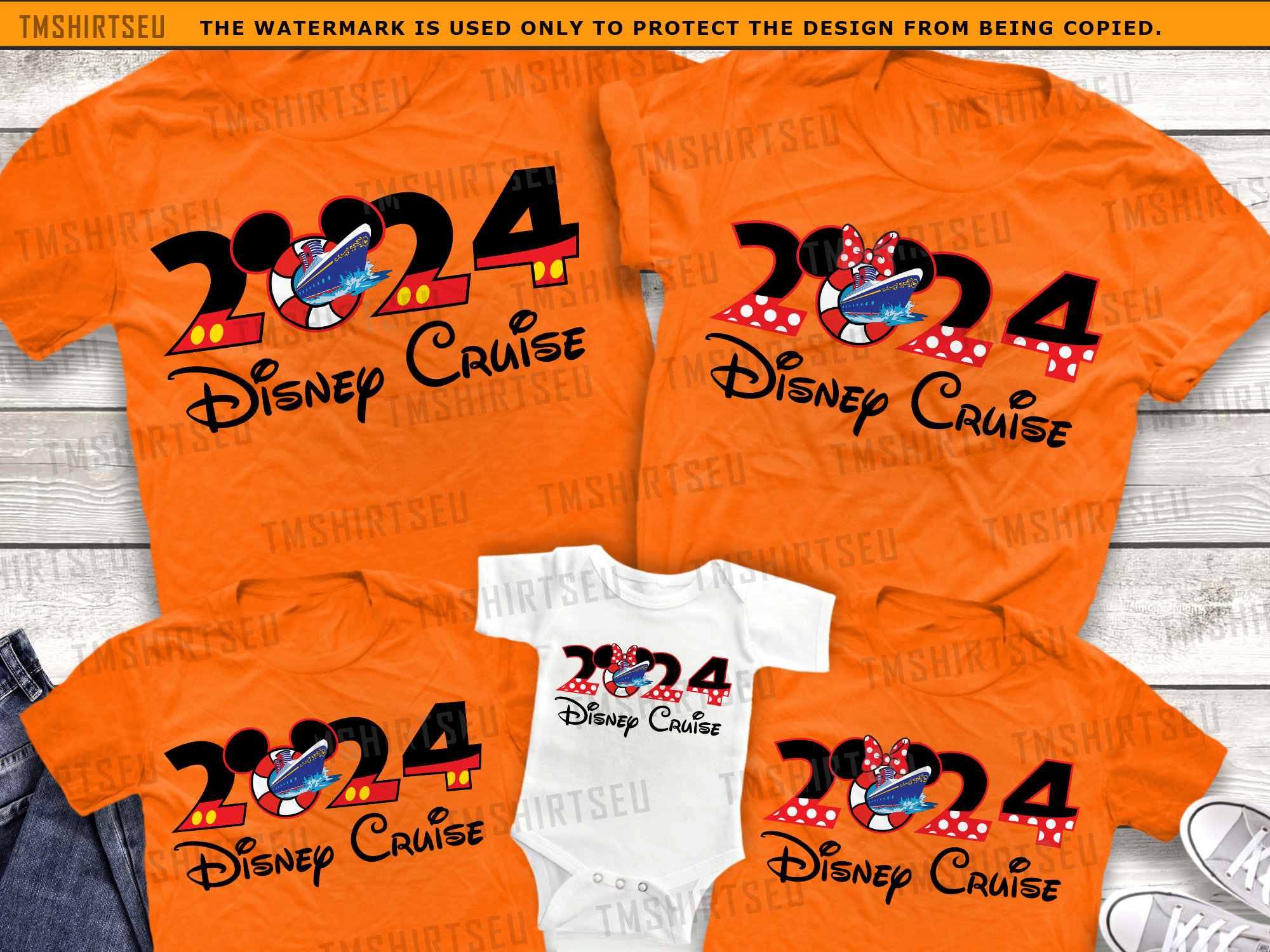 Disney Cruise Line Family Shirts 2024, Cruise Shirts sold by Gold