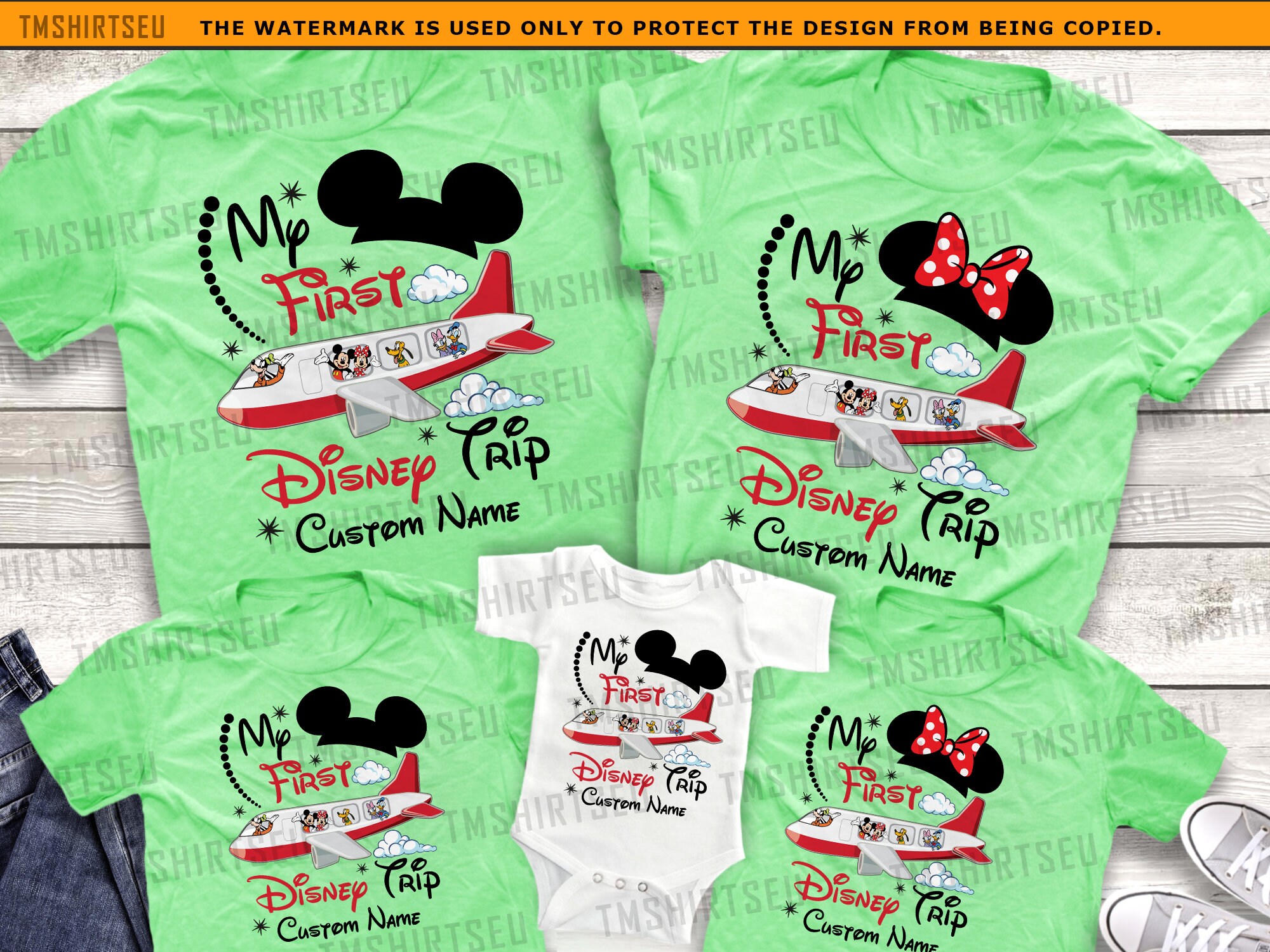 My First Disney Trip Family Shirts, Disney Family shirts, Mickey and