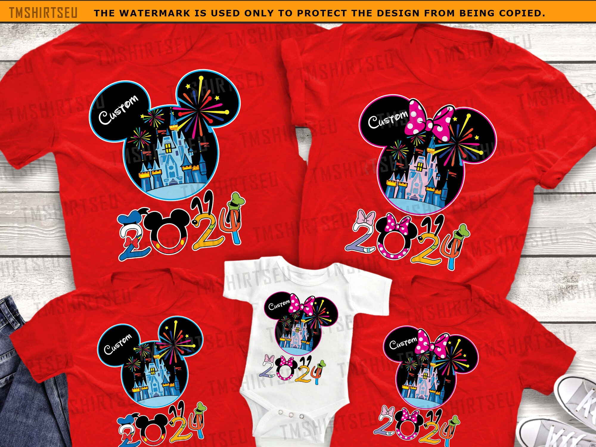 Personalized Disneyland Family 2024 Shirts, Disney Family Shirts