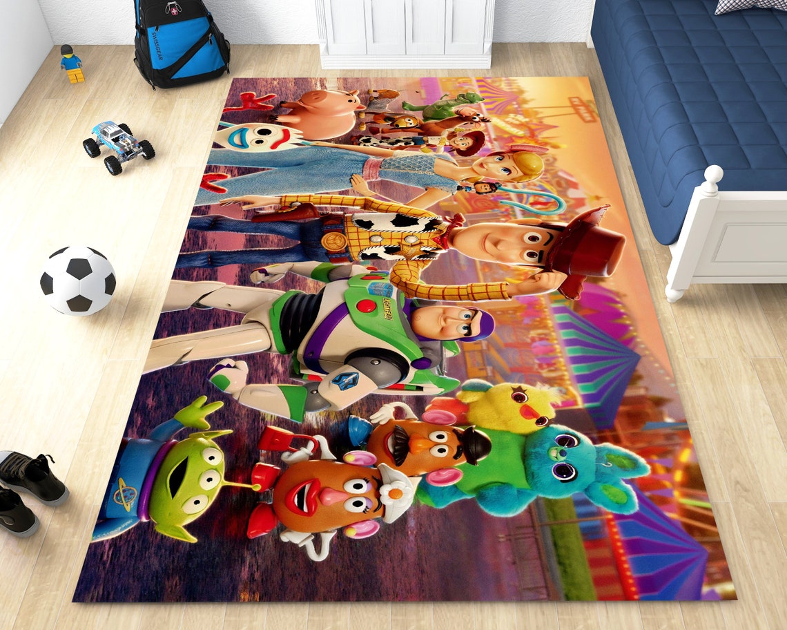 Toy Story Toy Story Rug Animation Movie Themed Rug Gifts Etsy