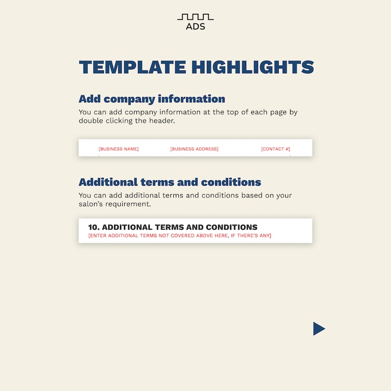 Hair Stylist / Hairdresser Contract Agreement Letter Size Printable