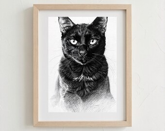 Pet Memorial Portrait from Photo Charcoal Pet Loss Sympathy Gift Dog Remembrance